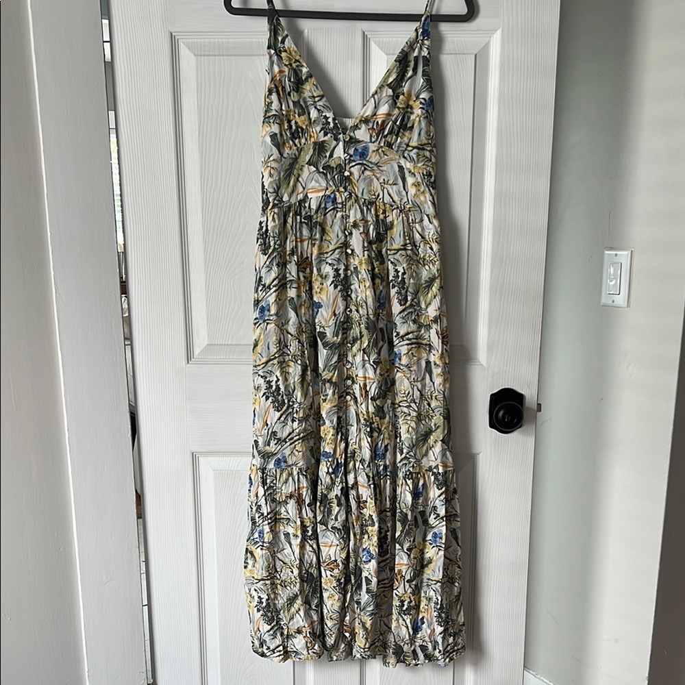 Abercrombie & Fitch Floral Sleeveless Maxi Dress